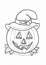 Halloween Coloring Pages Kids Printable Printables Color Sheets Happy sketch template