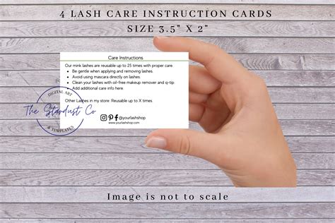 care instruction cards    card template etsy