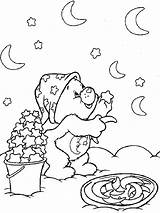 Care Lunas Amoroso Oso Bedtime Carinhosos Ursinhos Names Coloringhome Vem sketch template