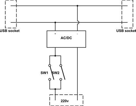 power supply dpst switch control vdc  vac electrical engineering stack exchange