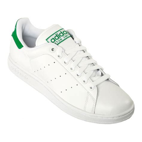 adidas adidas stan smith  white green   mens trainers