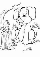 Sad Coloring Puppy Pages Getdrawings Drawing sketch template