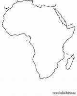 Drucken Afrikakarte Hellokids Farben sketch template