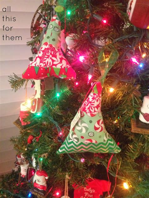 tree ornaments  sew