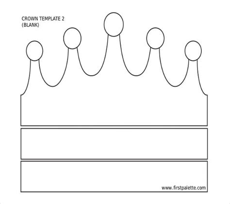 paper crown templates  sample  format