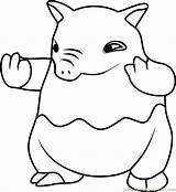 Drowzee Coloringpages101 sketch template