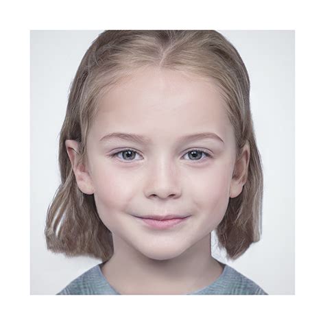 generated faces  artificial intelligence kids girls