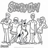 Doo Scooby sketch template