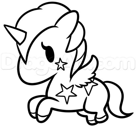 cute baby unicorn drawing    clipartmag