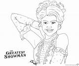 Showman Greatest Coloring Pages Anne Zendaya Wheeler Fan Printable Kids Print Color sketch template