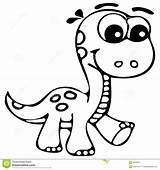 Dinosaur Coloring Cute Pages Dino Baby Drawing Cartoon Dinosaurs Printable Color Clipart Kids Drawings Simple Draw Rex Head Print Clip sketch template