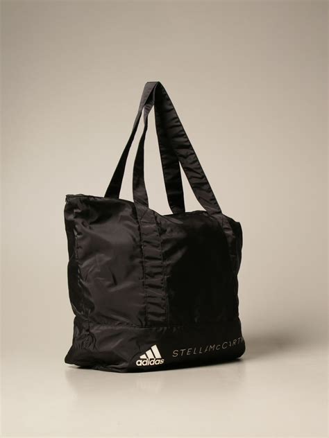 adidas  stella mccartney nylon shoulder bag black adidas  stella mccartney tote bags