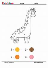 Giraffe Worksheet Kidzezone sketch template