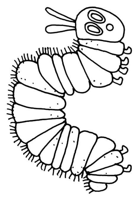 print coloring image momjunction hungry caterpillar craft hungry
