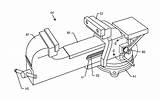 Vise Drawing Parts Diagram Bench Wilton Getdrawings Patent sketch template