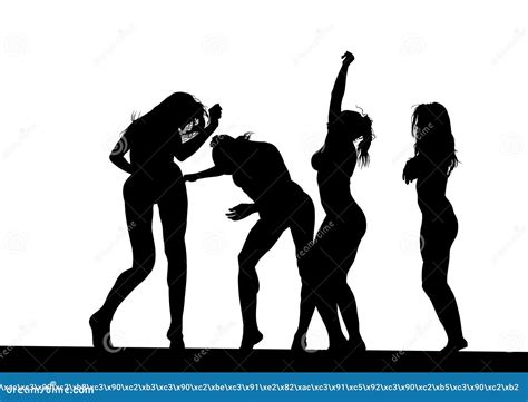 Bikini Dance Women Seven Stock Vector Illustration Of Beauty 106501467