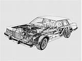 Lincoln Continental 1982 Cutaway Drawing Cars 1987 80s Tags Autoevolution Drawings Conceptbunny sketch template