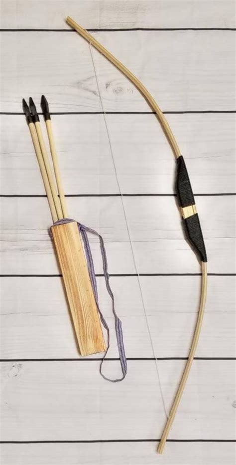 wooden bow  arrow set kids youth toy  archery hunting etsy
