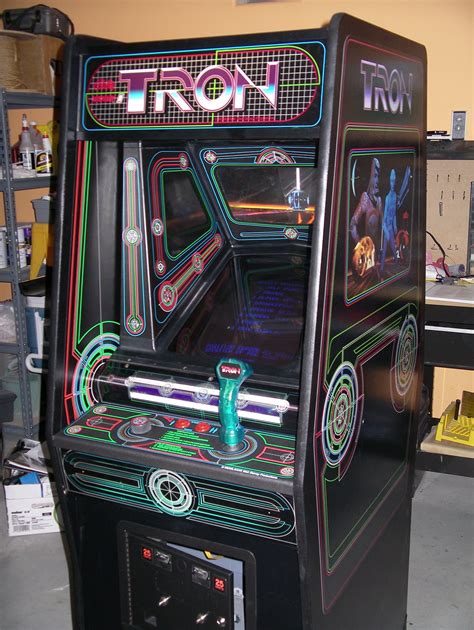 tron arcade machine original brand   huntsman farms arcade