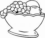 Fruit Basket Coloring Pages Comment sketch template