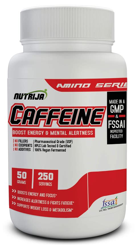 buy caffeine powder   india nutrija supplement store