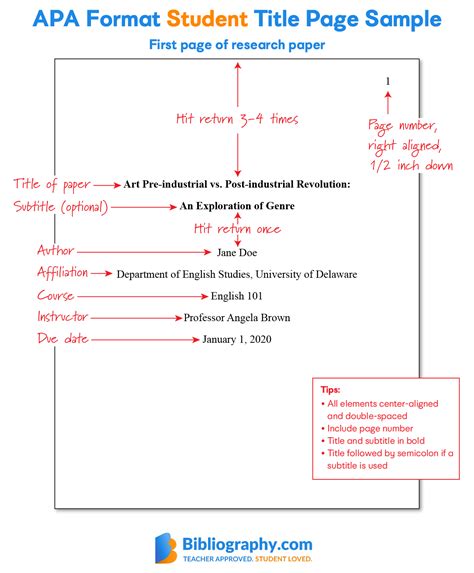 title page elements  format bibliographycom