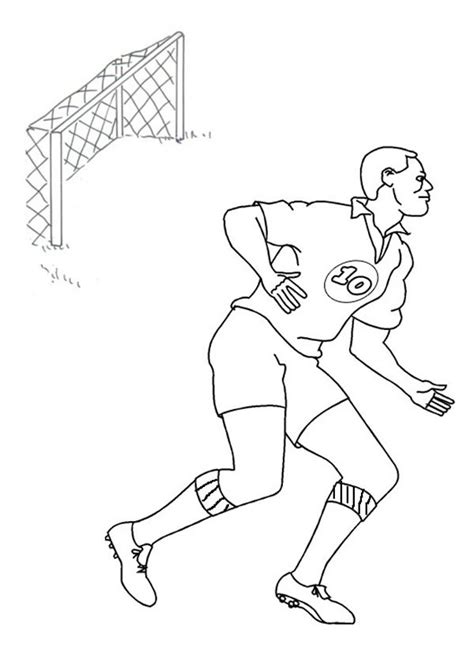 soccer player colouring page   coloring soccer