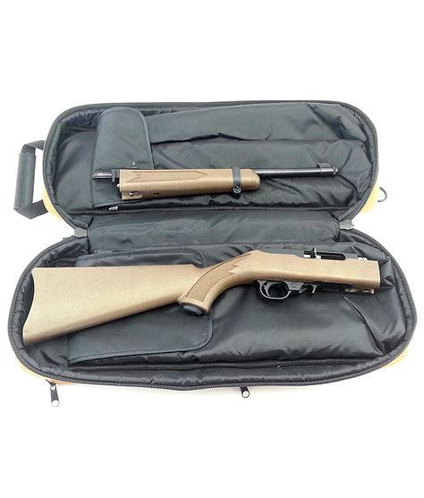 ruger  takedown mica bronze stock semi auto carbine  case  doctor deals