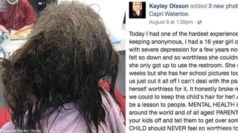 stylist refuses to shave depressed teen s hair instead teaches people