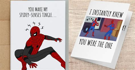 spider man themed valentines day cards  etsy   superhero
