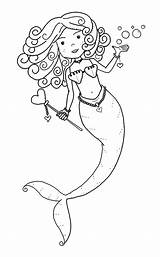 Mermaid Sirena Sereias Colorear Sirenas Sereia Desenho Colouring Tritones Bordar Sobres sketch template