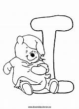 Pooh Winnie Lettere Alfabeti sketch template