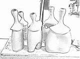 Clay Coloring Bottles Studio Book Jennifer sketch template