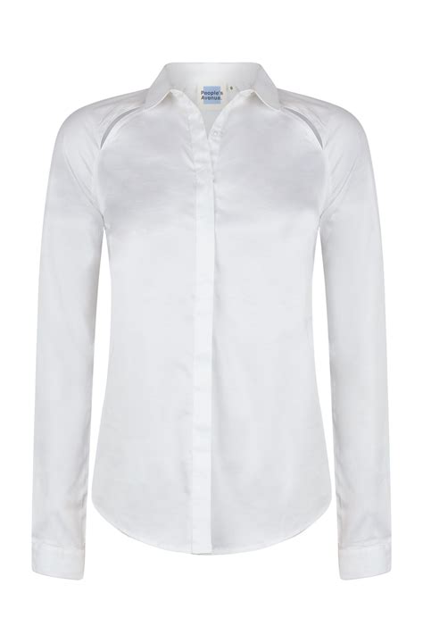bright white satin shirt satin shirt white satin fashion