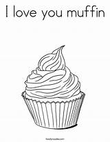Coloring Muffins Popular sketch template