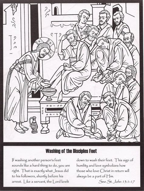 holyweek holy week coloring pages orthodox christian icons