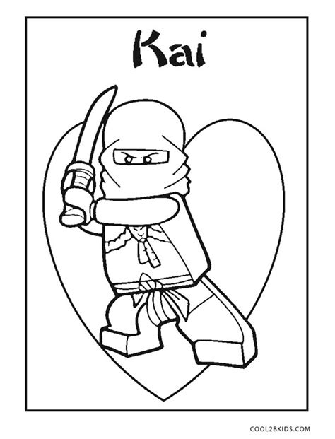 printable ninjago coloring pages  kids