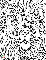 Lion Traceable Trace Sherpa Coloring Painting Paint Drawing Face Pages Journaling Rock Able Bibl Traceables Patterns Designs Hart Doodles Zentangles sketch template