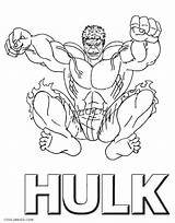 Coloring Pages Strong Man Getcolorings Hulk sketch template