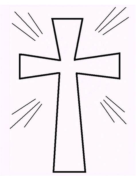 printable cross coloring pages  printable sunday school