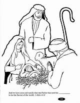 Nativity Shepherds Fickr sketch template
