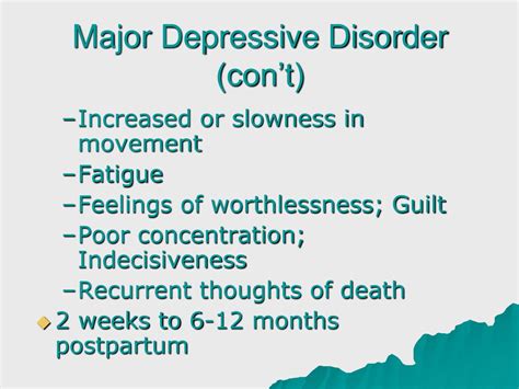 ppt postpartum depression and teens powerpoint
