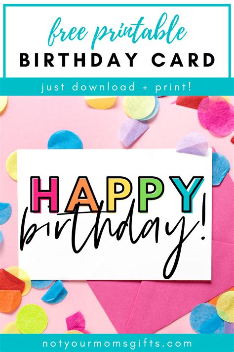 birthday card  printable  printable templates