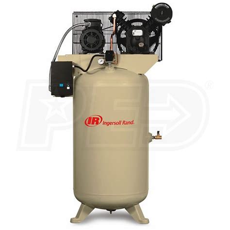 ingersoll rand  sd type   hp  gallon  stage air compressor   phase