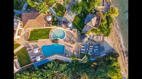 porta del mar beach villas and resort 2021 promo aerial view zante