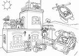 Lego Coloring Police Station Pages Fire City Castle Drawing Clipart Kids Man Train Create Own Printable Drawings Getdrawings Color Brigade sketch template