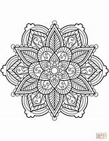 Mandalas Blumen Bestcoloringpagesforkids Ausdrucken Ausmalbild sketch template