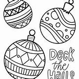 Halls Deck Coloring Pages Postcards Passports Eleventh Christmas sketch template