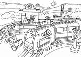 Lego Coloring Pages Train Printable Kids Duplo Airplane Colouring Trains Station Caboose Hawk City Tony Print Firemen Getdrawings Clipart Fire sketch template