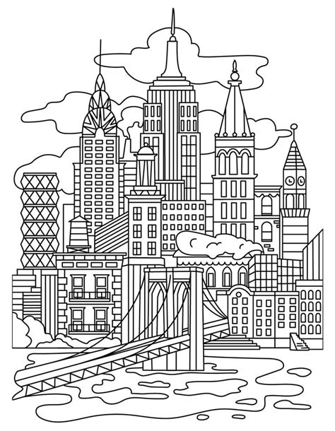 city buildings coloring pages  getdrawings